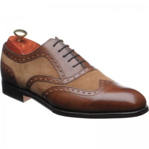 Barker Cambridge in Brown calf and suede