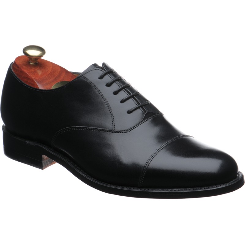 Barker shoes | Barker Sale | Luton Oxfords in Black CALF at Herring Shoes