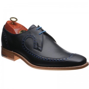 Barker Woody in Navy and Blue Calf