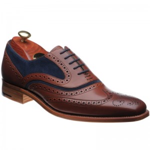 McClean in Rosewood Calf and Navy Suede
