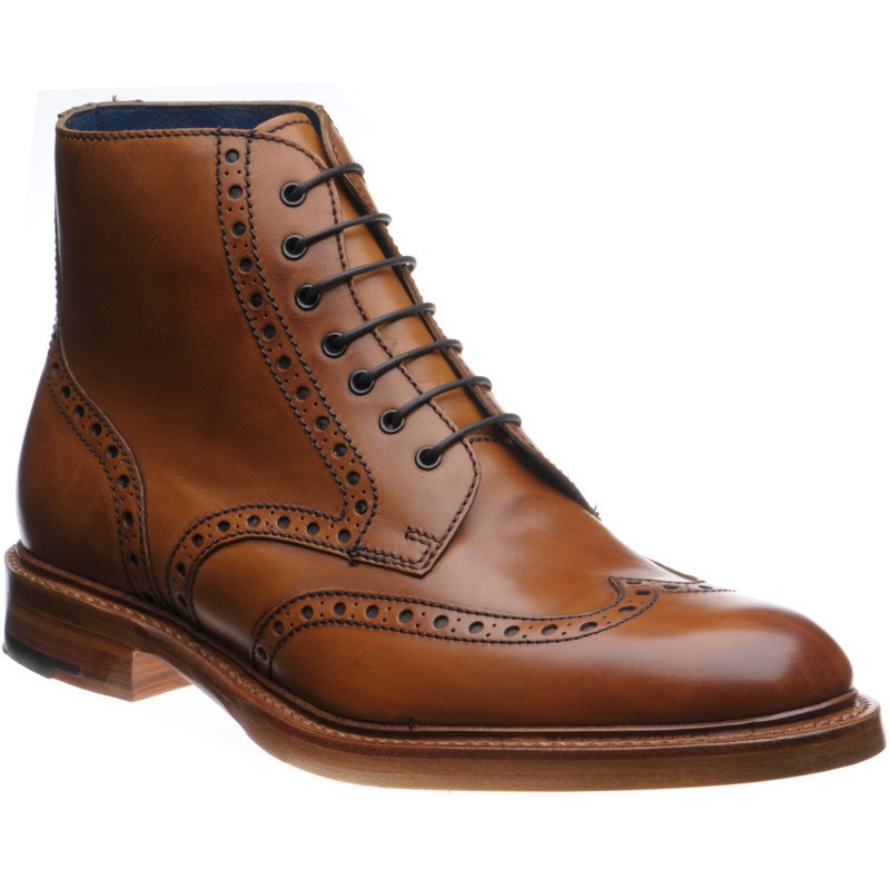 Barker shoes | Barker Creative | Butcher brogue boots in Cedar Calf at ...