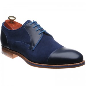 Barker Butler in Blue Calf and Navy Suede