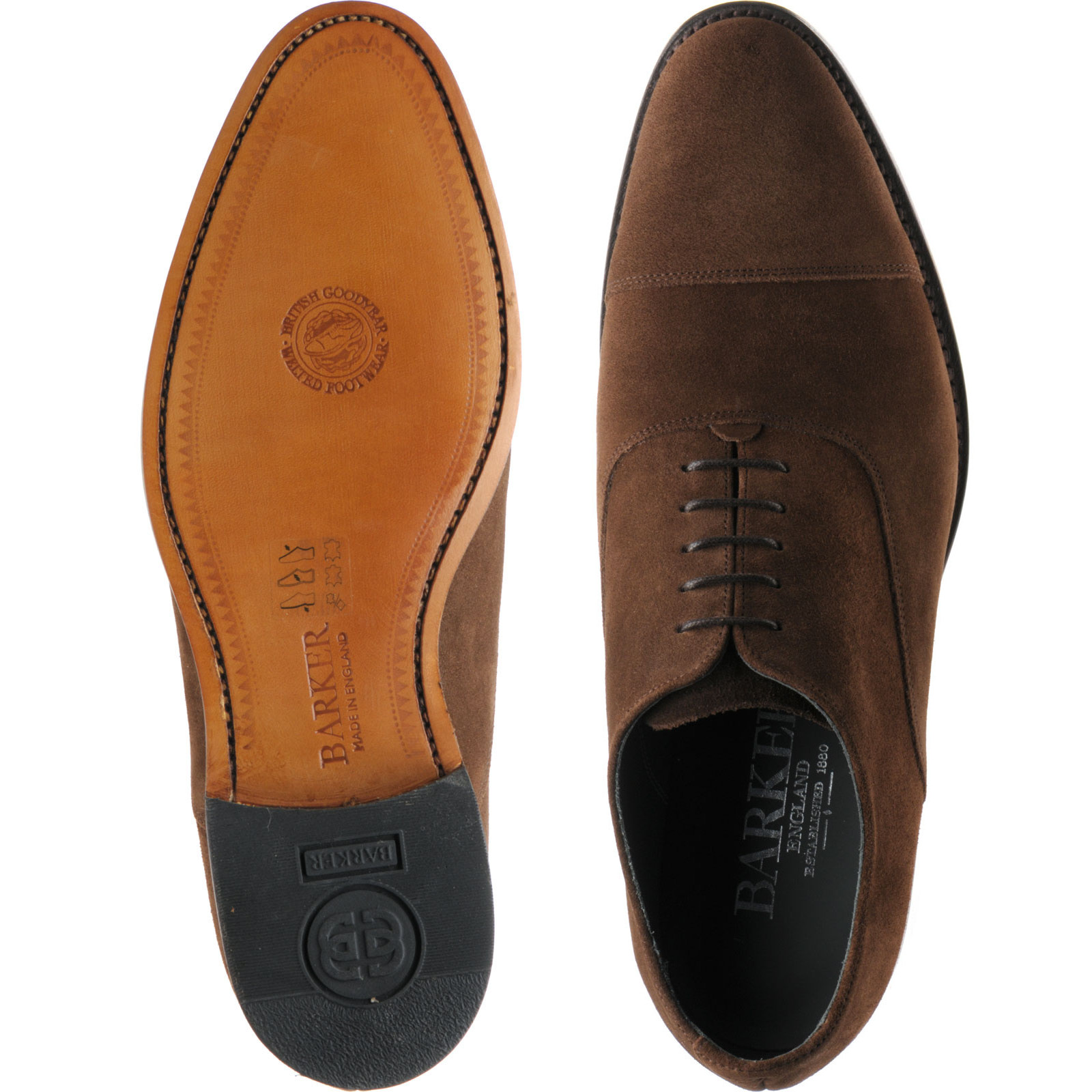 Barker shoes | Barker Professional | Winsford in Castagnia Suede at ...