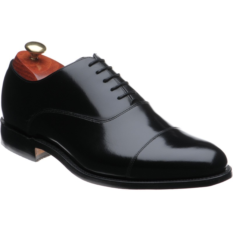 Barker shoes | Barker Professional | Winsford Oxfords in Black Polished ...