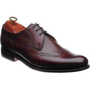 Barker shoes Barker Sale Weymouth in Cherry Calf and Grain at Herring Shoes