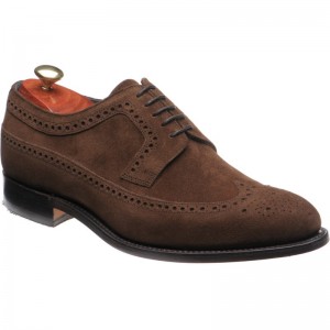 Barker shoes Barker Sale Woodbridge brogues in Castagnia Suede