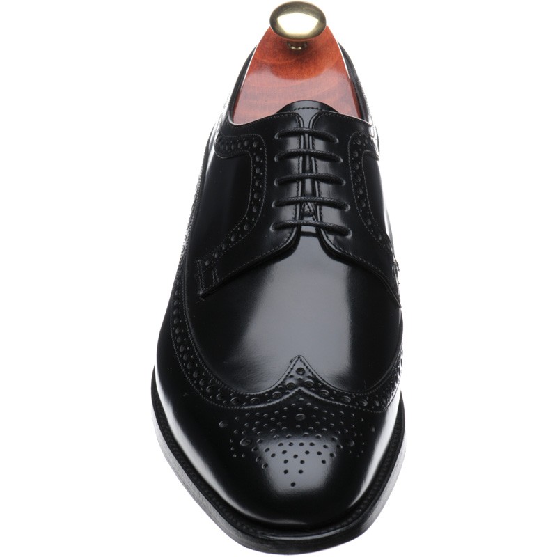 Barker shoes | Barker Professional | Woodbridge in Black Polished at ...