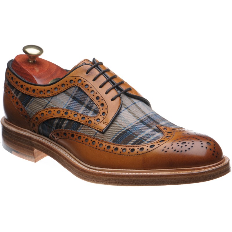 Barker shoes | Barker Sale | Blair in Cedar Calf and Tartan at Herring ...