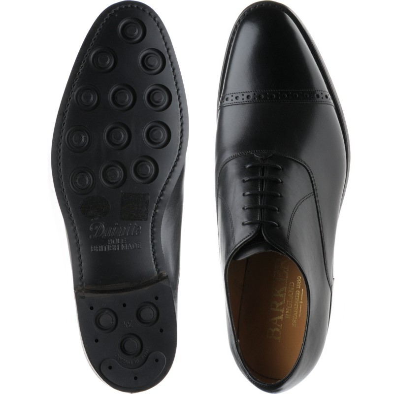 Barker shoes | Barker Professional | Burford in Black Calf at Herring Shoes