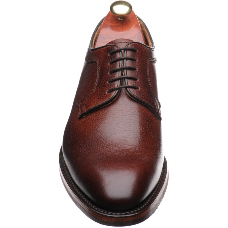 Barker shoes | Barker Country | Skye rubber-soled Derby shoes in Cherry ...