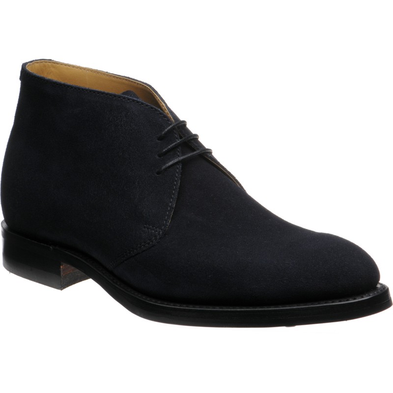 Orkney in Dark Navy Suede at Herring Shoes