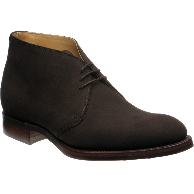 Barker shoes Barker Sale Orkney in Burnt Oak Suede at Herring