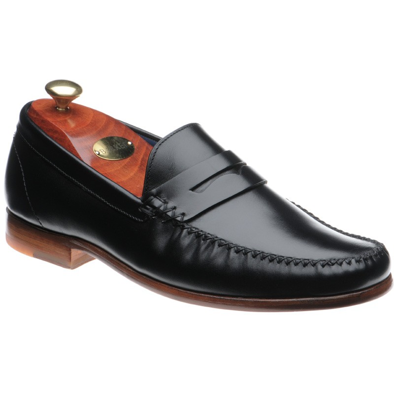 Barker shoes | Barker Sale | William loafers in Black Calf at Herring Shoes