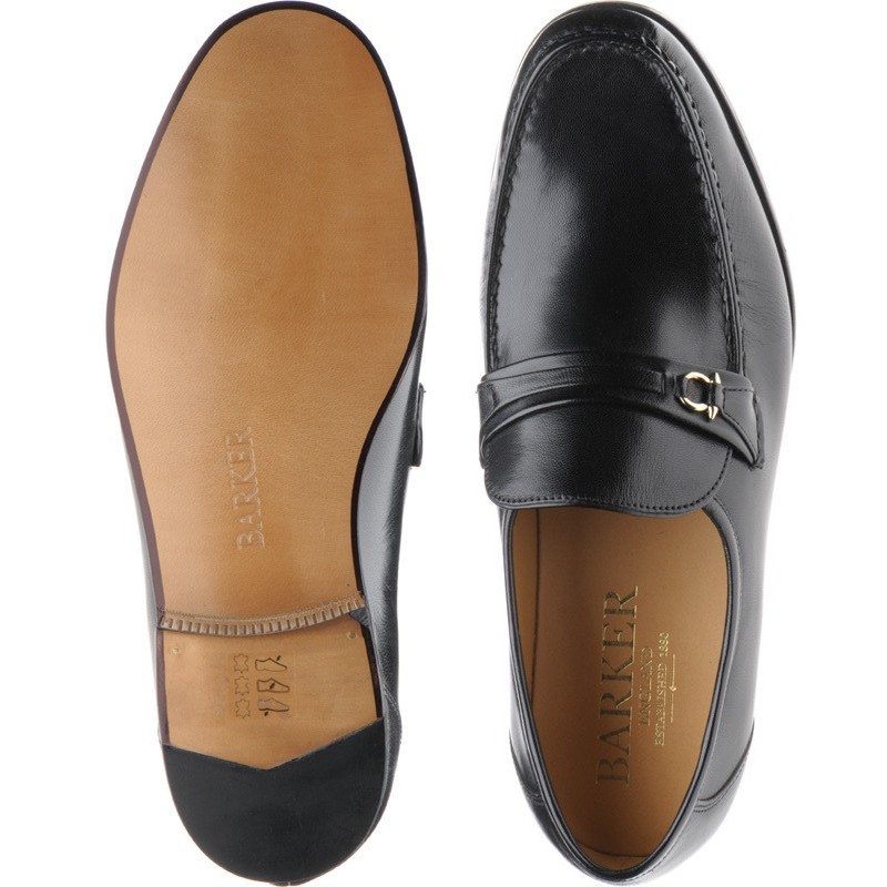 Barker shoes | Barker Moccasin Collection | Wade loafers in Black ...