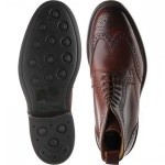 Calder rubber-soled brogue boots