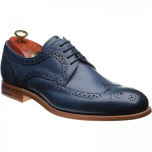 Victor in Navy Hand Painted Calf