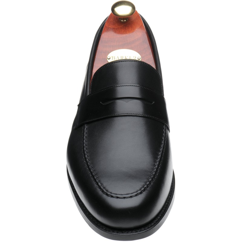 Barker black sale loafers