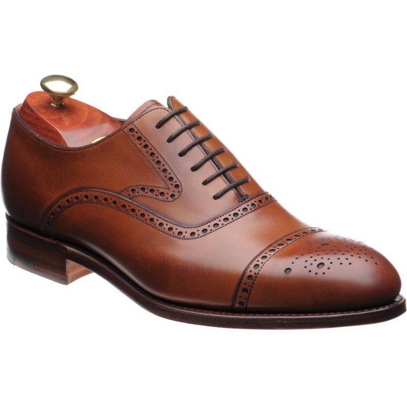 Barker shoes | Barker Handcrafted | Lerwick semi-brogues in Antique ...