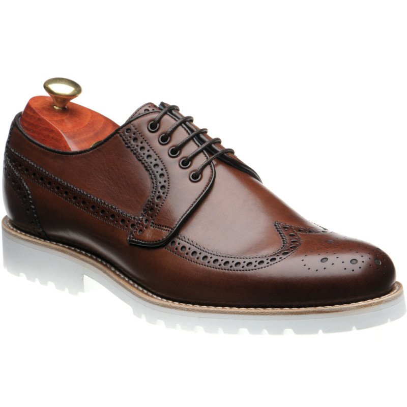 Barker shoes | Barker Sale | Hawk rubber-soled brogues in Ebony ...