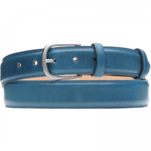 Hand Painted Belt in Blue