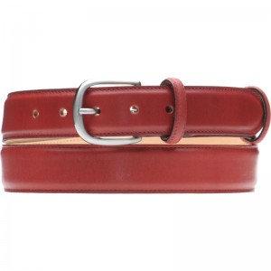 Hand Painted Belt in Red