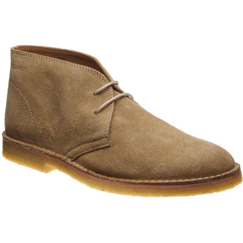 Barker shoes | Barker Sale | Monty desert boots in Sand Suede at ...