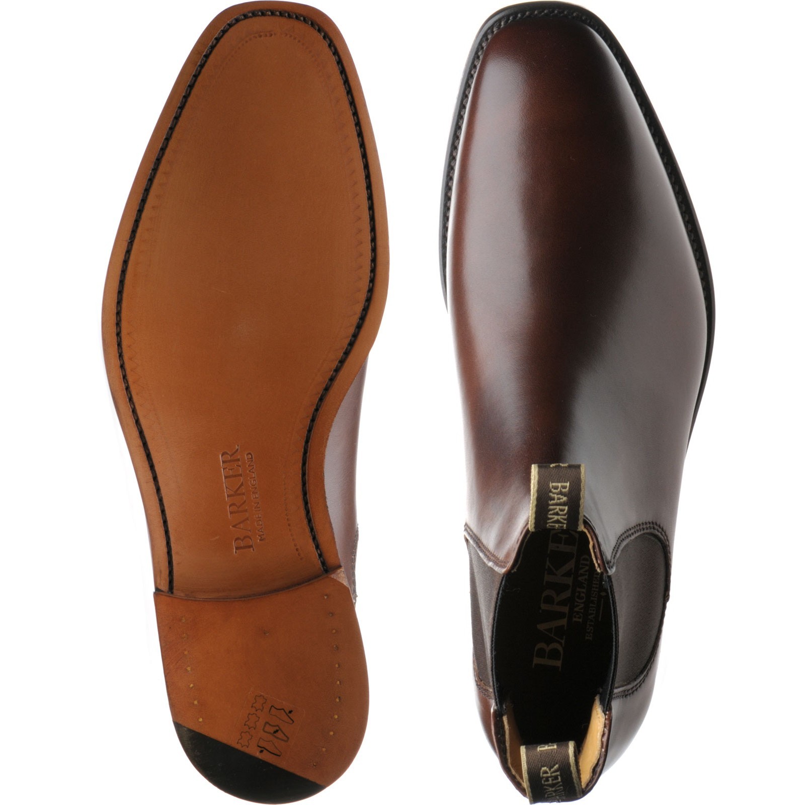 Barker shoes | Barker Professional | Mansfield in Walnut Calf at ...