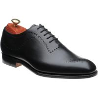 barker plymouth in black calf