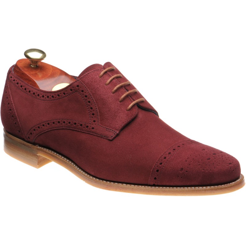 maroon suede shoes