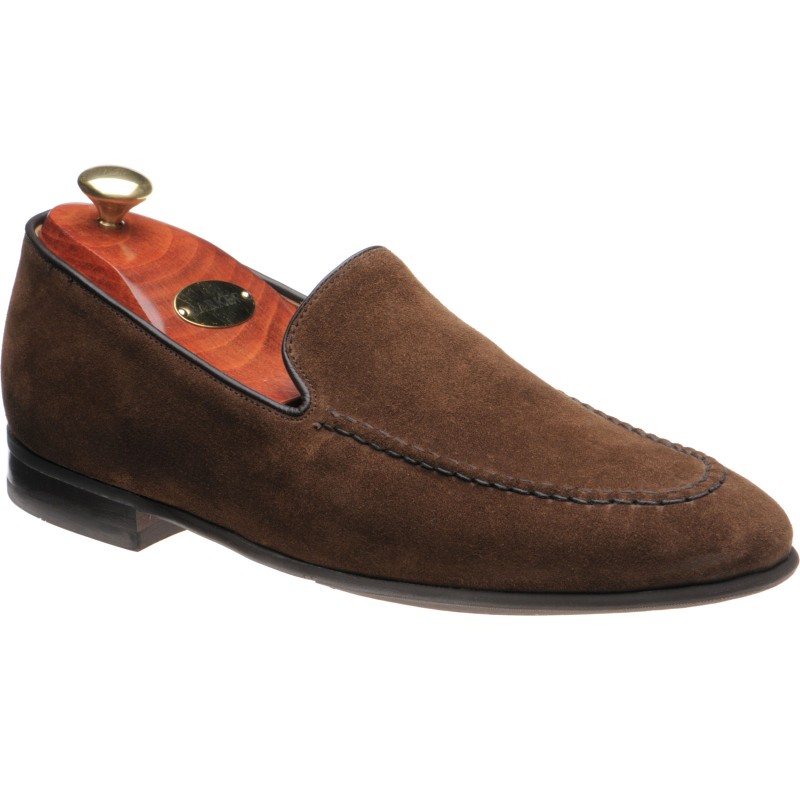 Barker shoes | Barker Sale | Swanage rubber-soled in Castagnia Suede at ...