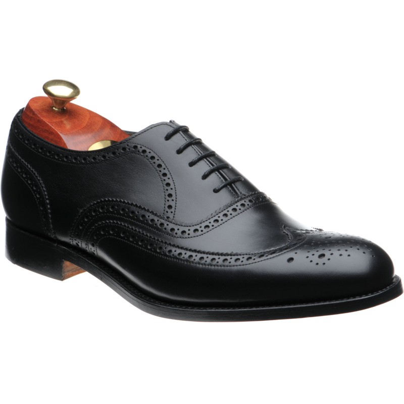 Barker shoes | Barker Sale | Malton in Black Calf at Herring Shoes