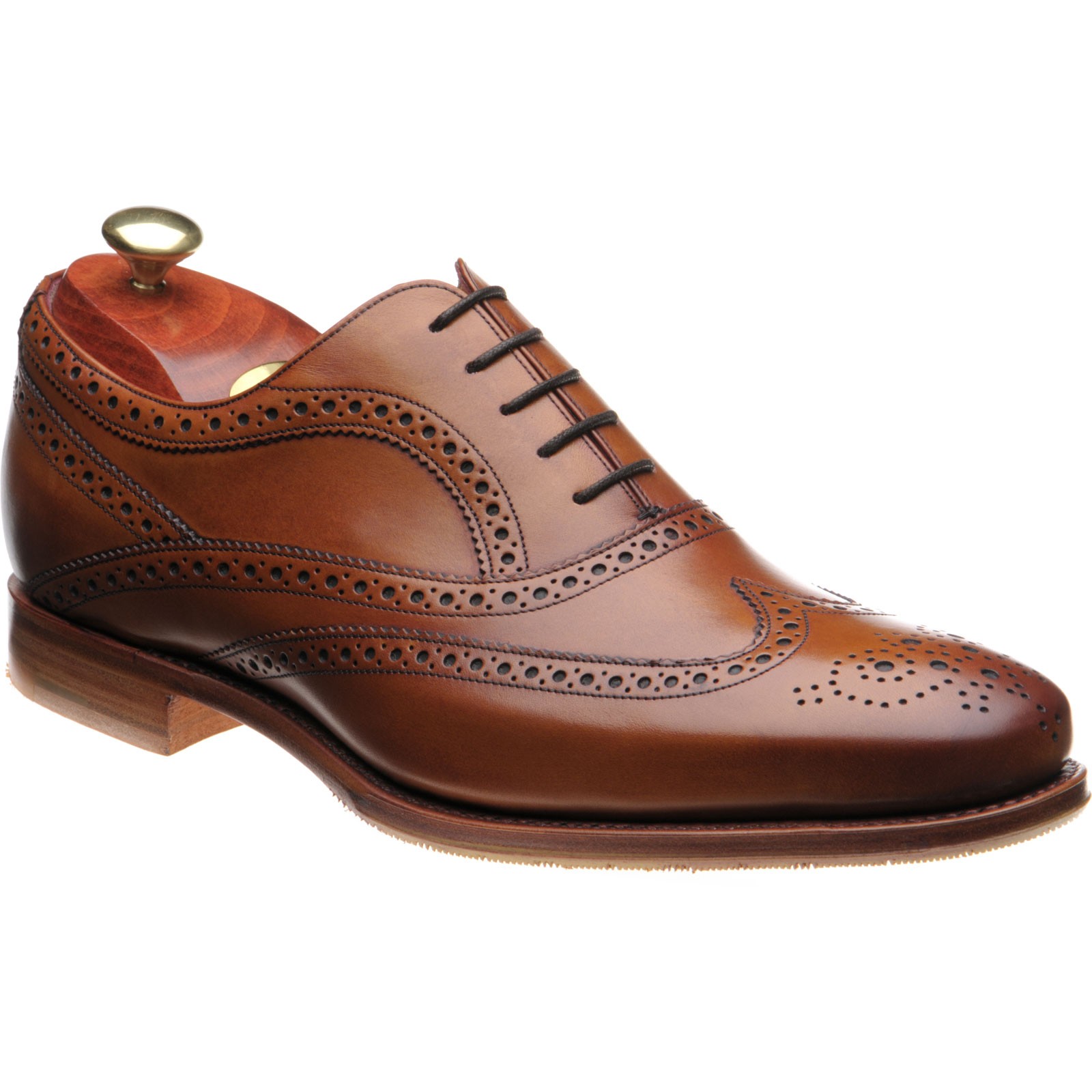 Barker shoes | Barker Tech | Turing in Antique Rosewood at Herring Shoes