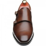Edison rubber-soled double monk shoes