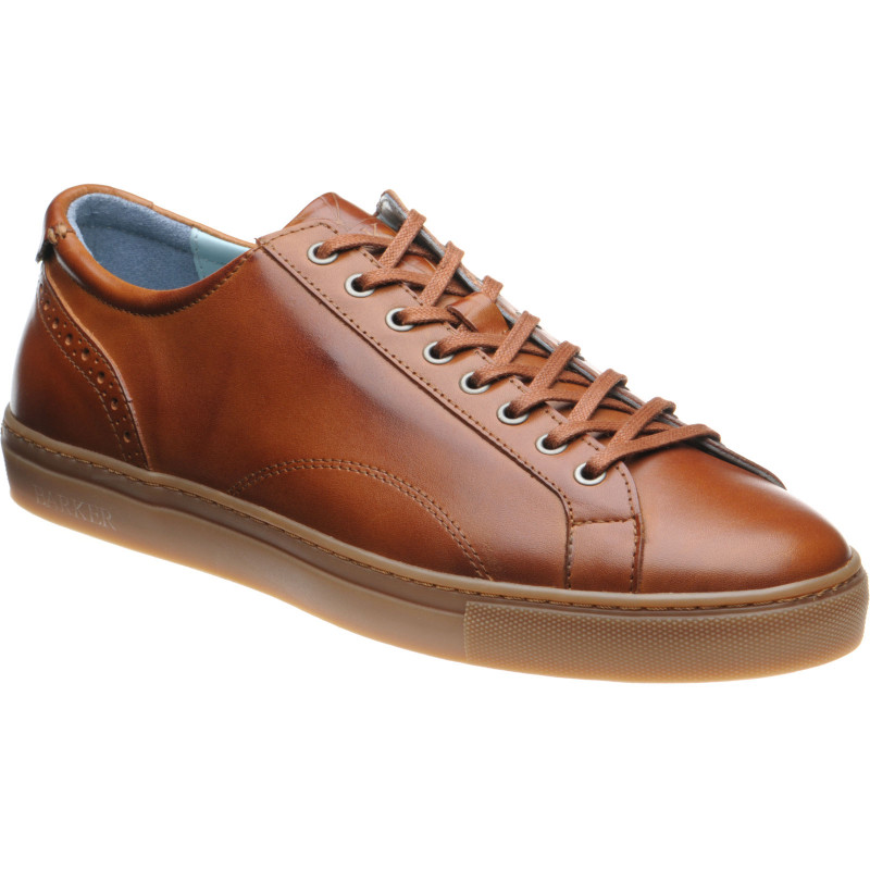 Barker shoes Barker Casual Axel rubbersoled trainers in Rosewood