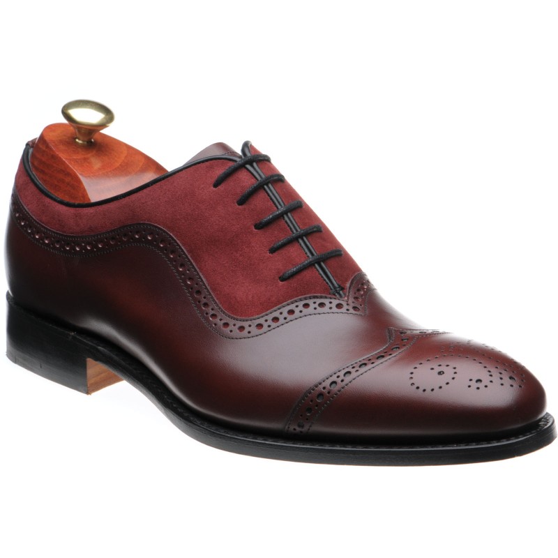 cherry red brogues