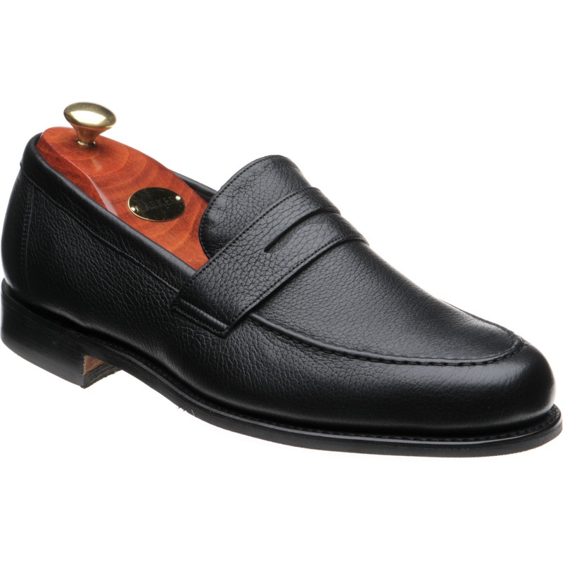 Barker shoes | Barker Factory Seconds | Nailsea in Black Deerskin at ...