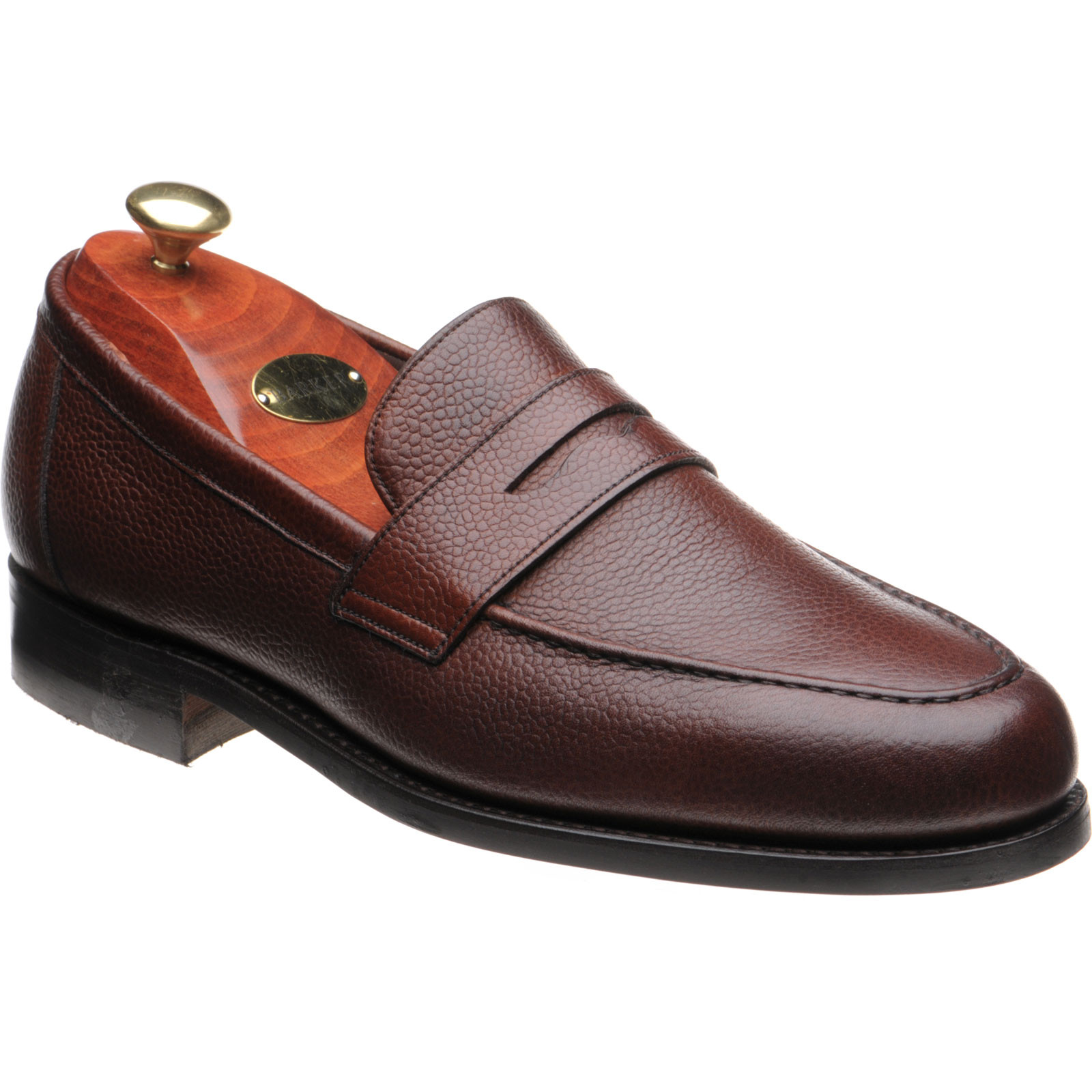 Barker shoes | Barker Handcrafted | Jevington (Rubber) in Cherry Grain ...