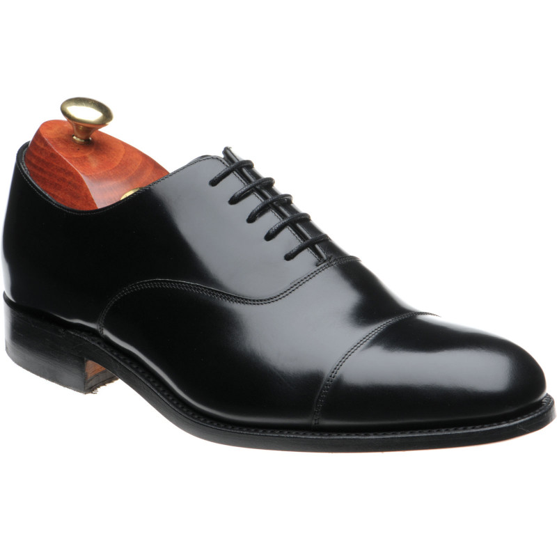 Barker shoes | Barker Factory Seconds | Nevis 2 in Black Polished at ...