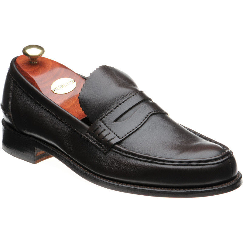 Barker shoes | Barker Factory Seconds | F128 loafers in Dark Brown Calf ...