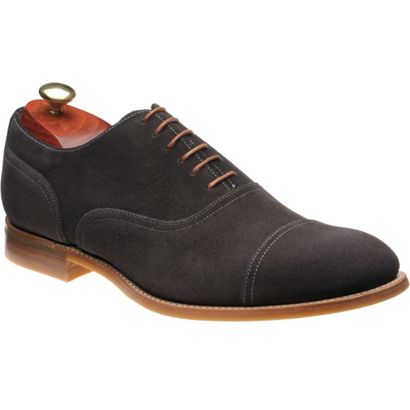 Barker shoes | Barker Sale | Pullman in Arthracite Suede at Herring Shoes