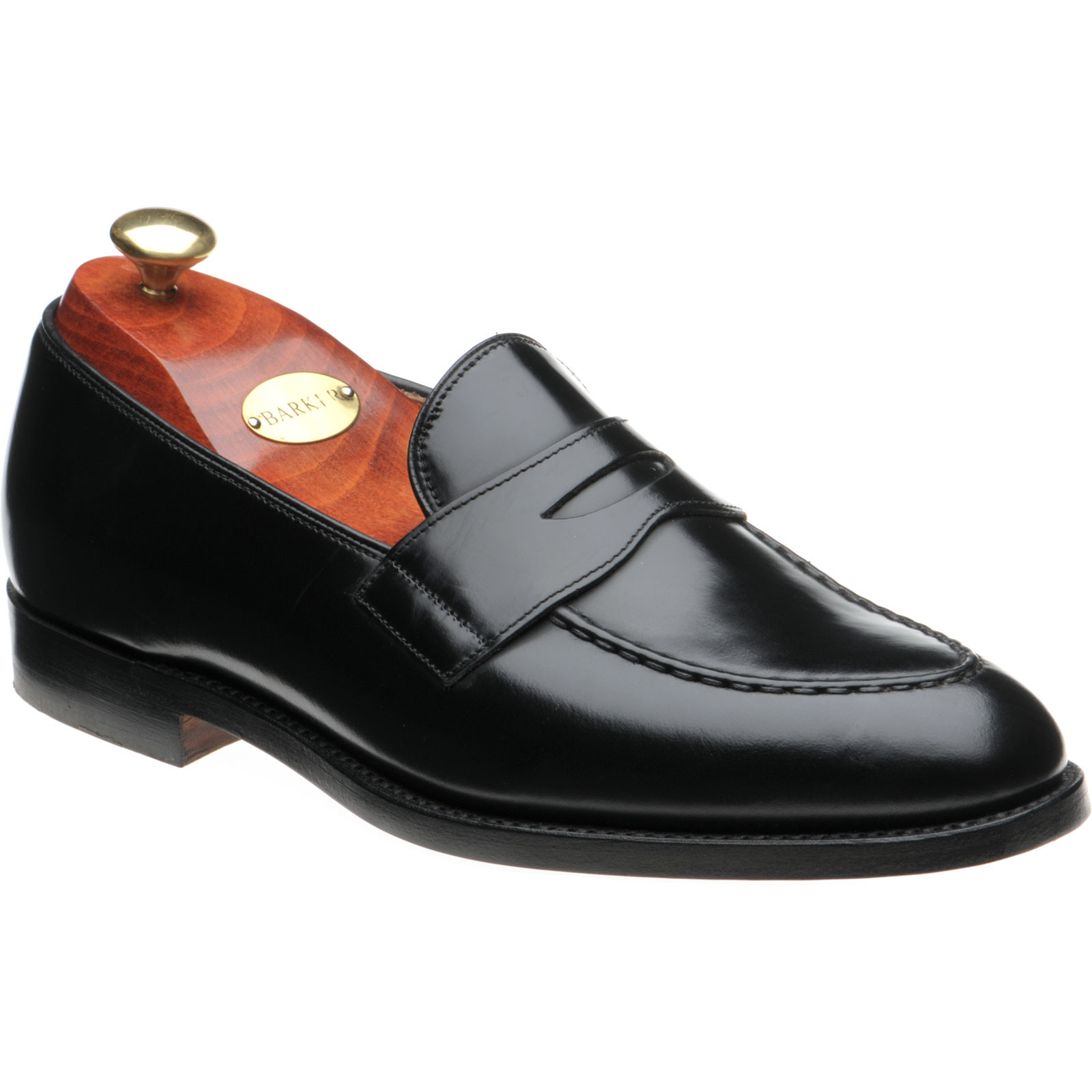 Barker Shoes Barker Factory Seconds 4707fw10 Loafers In Black Polished At Herring Shoes 1449