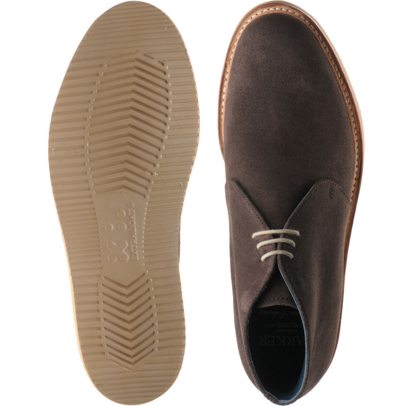 Barker shoes Barker Sale Ted rubber soled Chukka boots in Dark