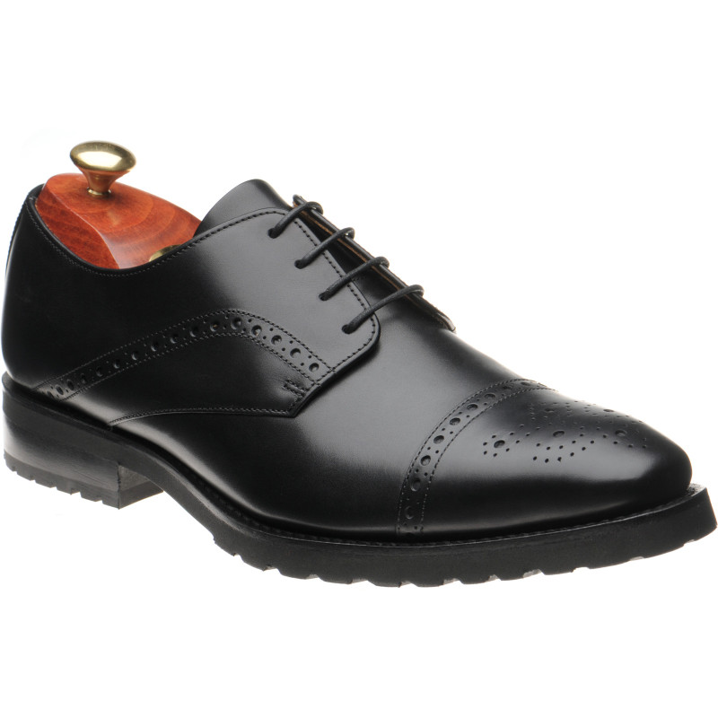 Margate rubber-soled semi-brogues