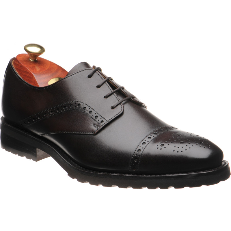 Margate rubber-soled semi-brogues