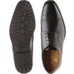 Margate rubber-soled semi-brogues