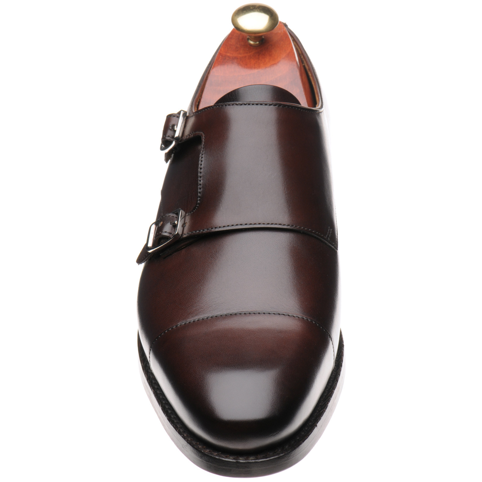 Barker shoes Barker International Middlewich monk shoes in Chestnut