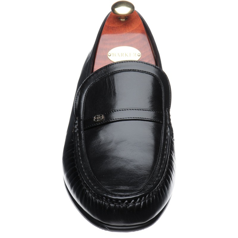 Barker shoes | Barker Moccasin Collection | Jefferson in Black Kid at ...