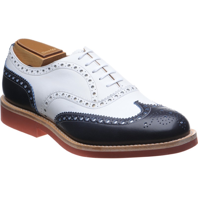 Church shoes | Church SALE | Downton two-tone rubber-soled brogues in ...