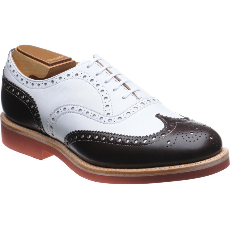 Church shoes | Church Rubber | Downton two-tone rubber-soled brogues in ...