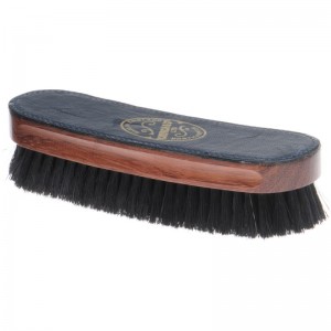 Church Large leather top brush in Navy